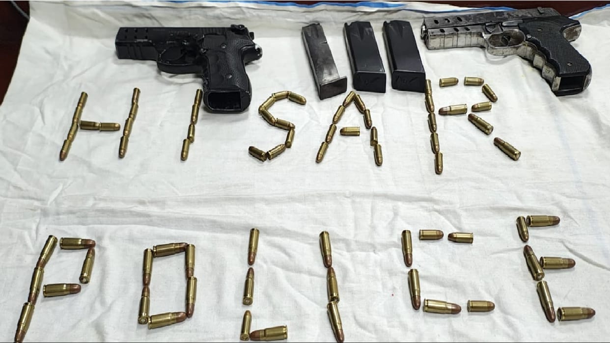 Pinni, a sharp-shooter from the Ajit Pehalwan gang, arrested in Hisar