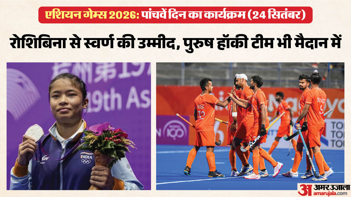 एशियन गेम्स: रोशिबिना देवी की नजर स्वर्ण पर, कबड्डी-हॉकी में भी भारत की चुनौती; जानिए पांचवें दिन का कार्यक्रम
