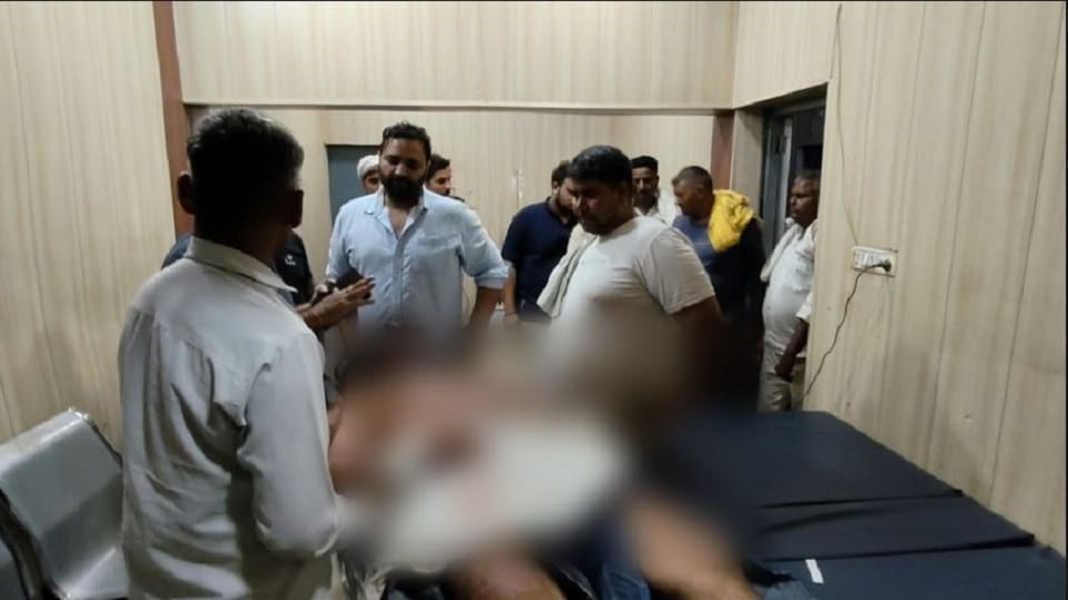 Life threatening attack on young man in car in Mathura