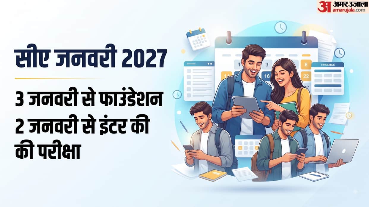 ICAI CA January 2027 Exam Dates Released: Foundation from Jan 3, Intermediate from Jan 2