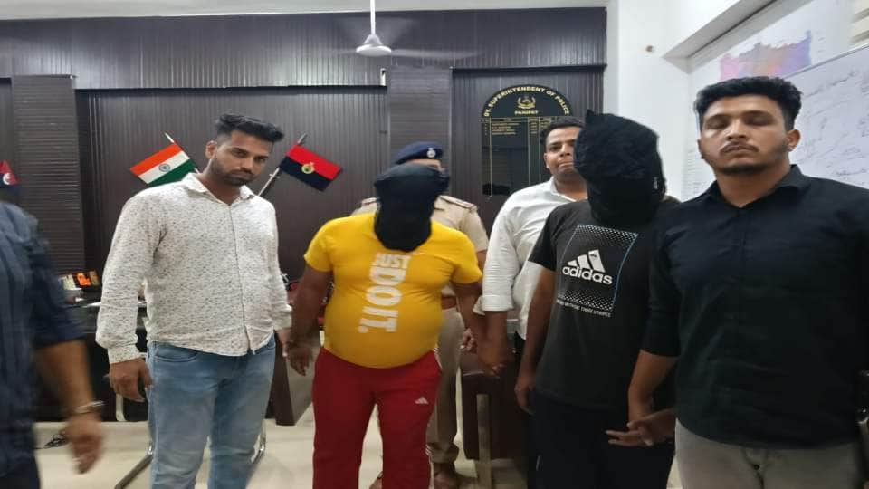 Two prisoners arrested in robbery and theft case