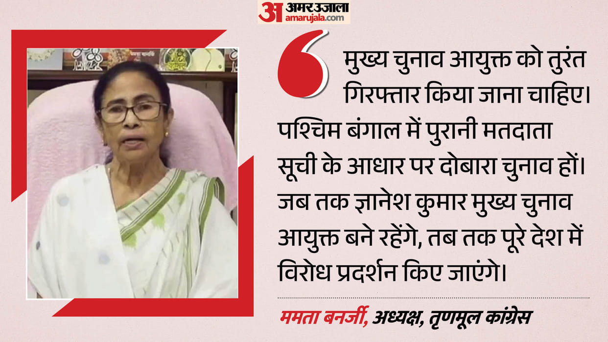 mamata-banerjee-demands-fresh-west-bengal-elections-cec-gyanesh-kumar-arrest-after-EC-sir-row