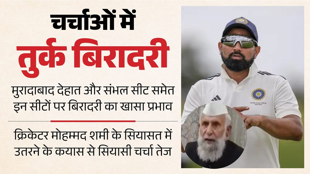 Mohammad Shami Politics Buzz Turk Community Holds Key to  UP Assembly Seats Moradabad up Election