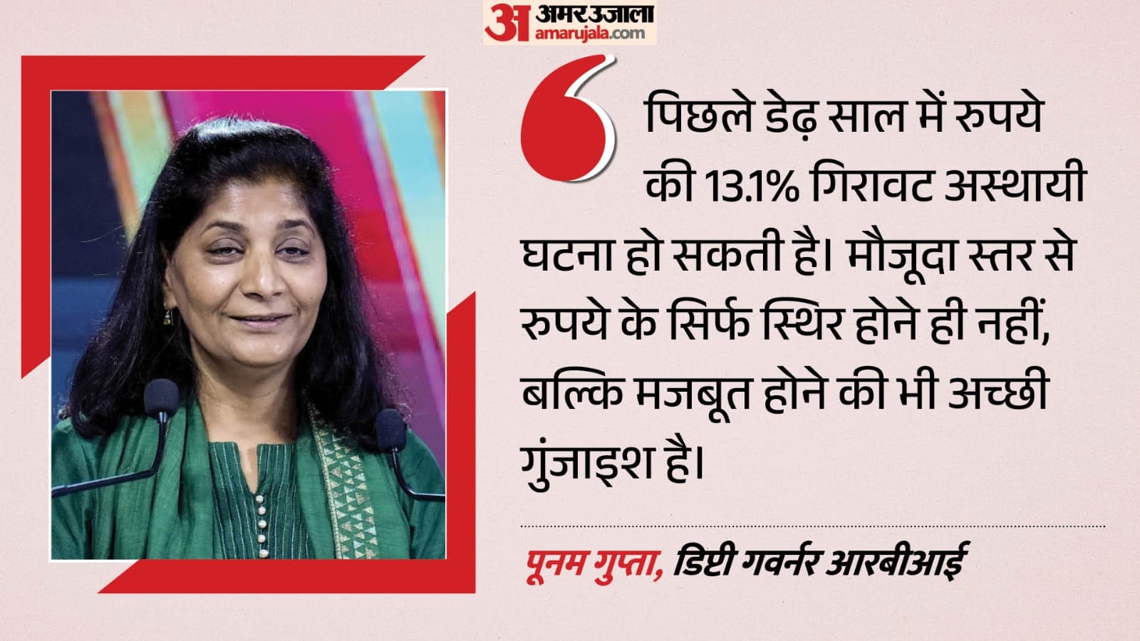 पूनम गुप्ता, डिप्टी गवर्नर आरबीआई