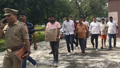 Illegal arms factory operating abandoned Irrigation Department building three arrested nine country