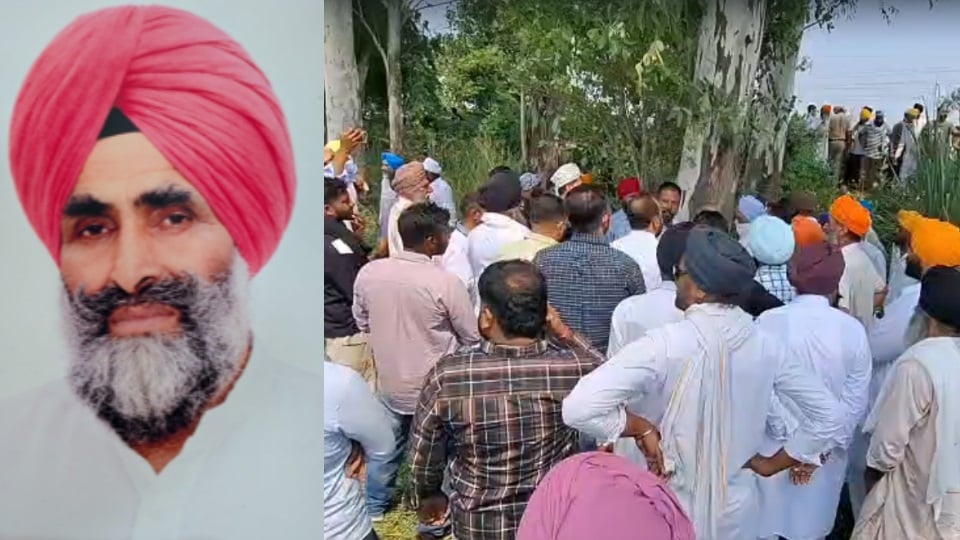 आप सरपंच की लाश मिली