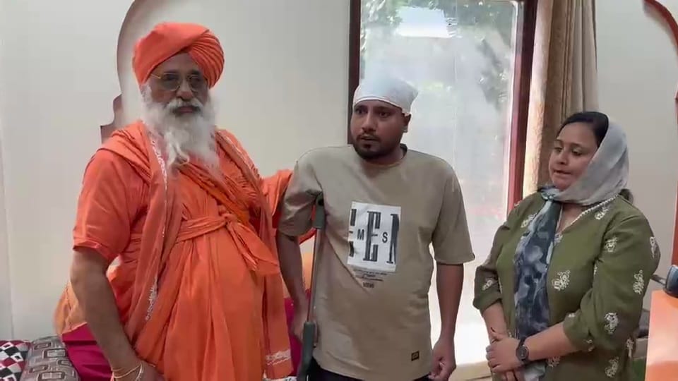 Jalandhar Man returns from Cambodia after 15 months Travel agent swindled MP Balbir singh seechewal