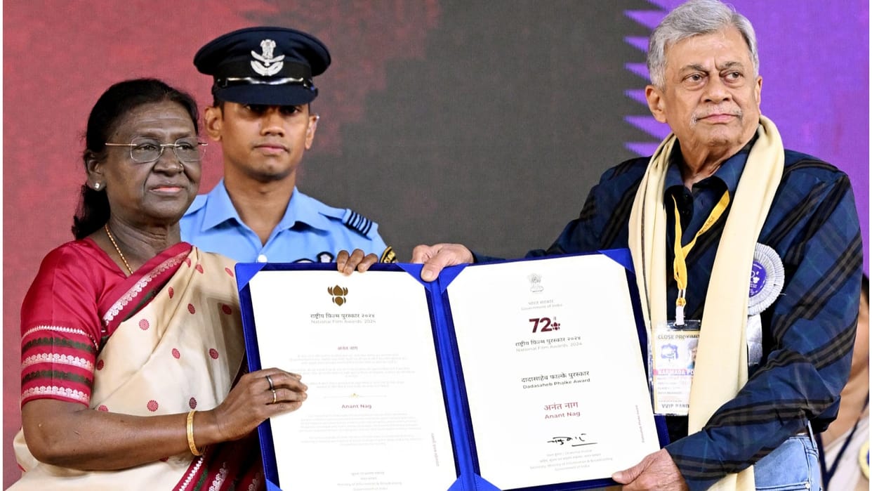National film awards 2026 ceremony held in ekta nagar gujarat anant nag received Dadasaheb Phalke Award