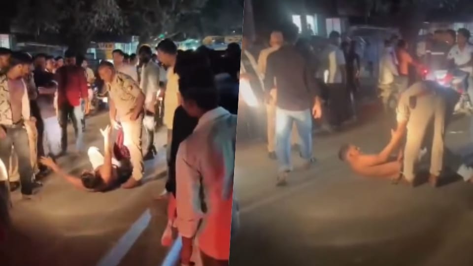 शराबी ने काटा बवाल