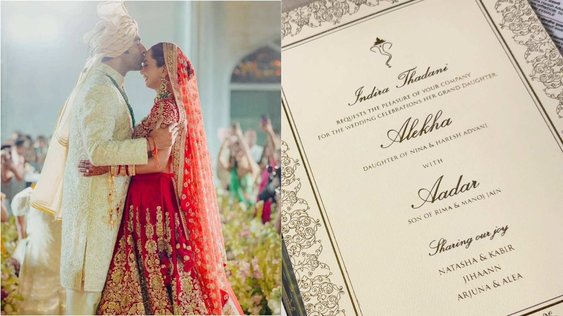 Aadar Jain and his wife Alekha Advani registered their marriage in Mumbai shared post