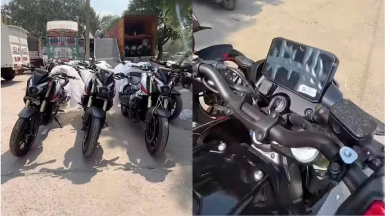 Updated Bajaj Pulsar NS400Z Spotted with TFT Display Ahead of Festive Season Launch