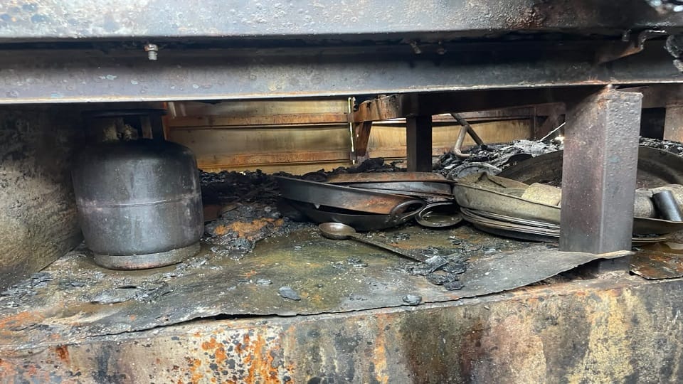 Greater Noida bus fire Granddaughter identified grandmother body by her anklets