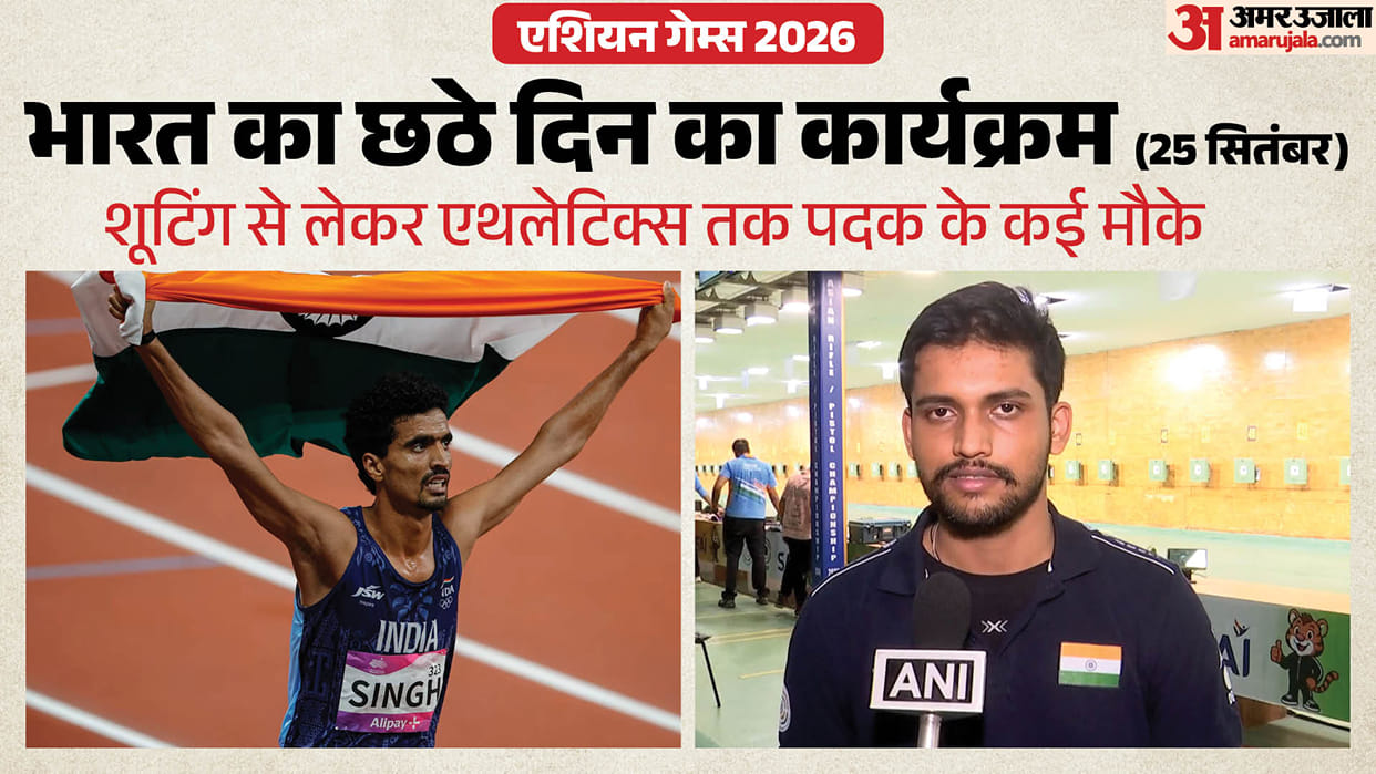 Asian Games 2026 Day 6 India Schedule Today in Games and Events Shooting Squash Swimming