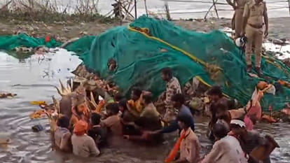 Kanpur: Ganesha idols immersed in artificial ponds with due rituals