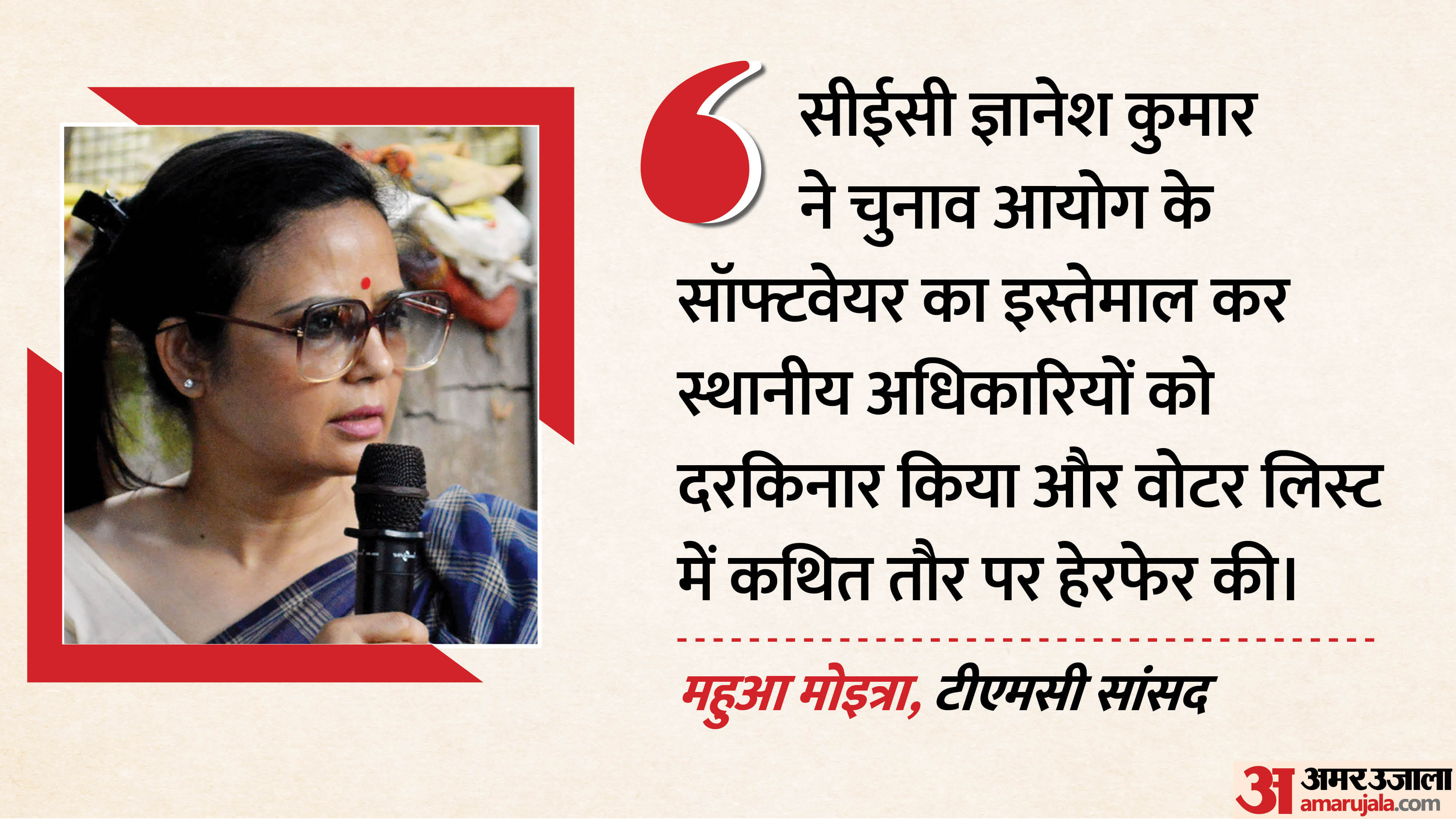 महुआ मोइत्रा, टीएमसी, सांसद