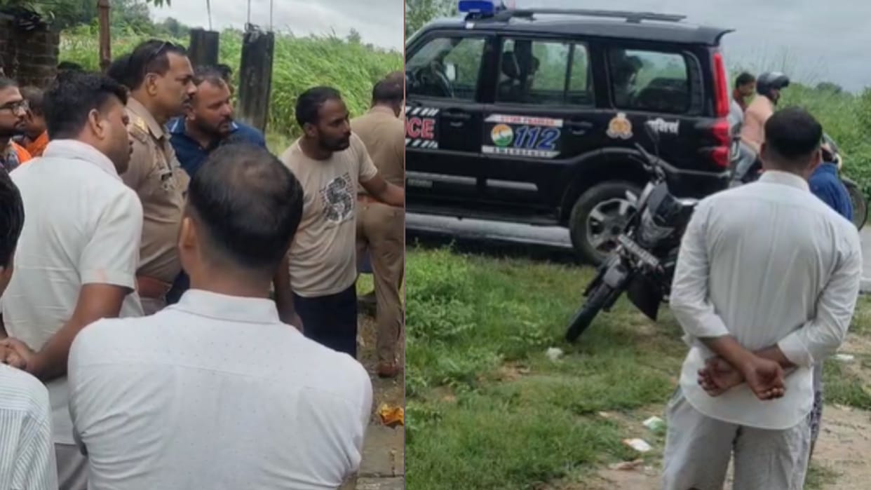 Statue of Saint Ravidas vandalized villagers outraged in Ghazipur