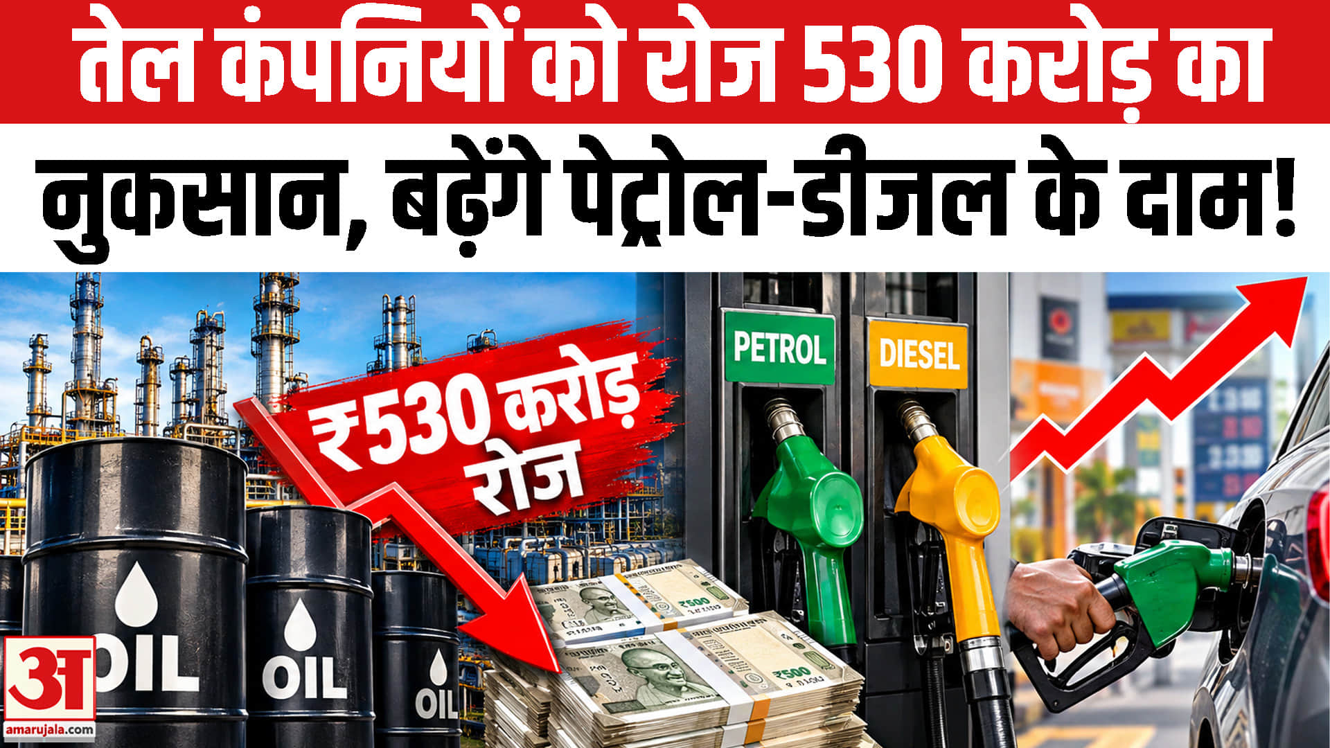 कच्चा तेल महंगा होने से ओएमसी को बड़ा घाटा, रोजाना ₹530 करोड़ का नुकसान