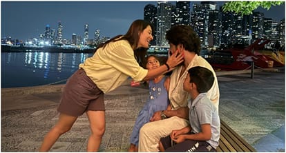 Toxic star yash out with family after wife shares photos from beach