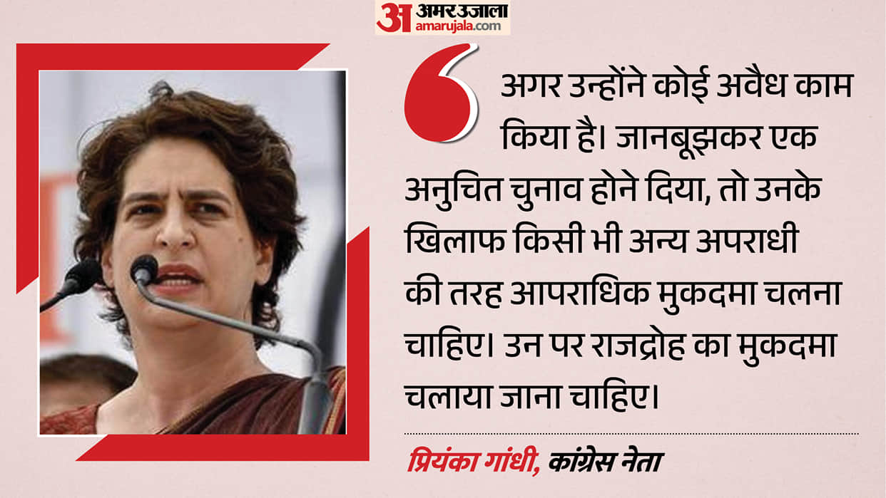 SIR Controversy Priyanka Gandhi Questions Election Commission Demand Criminal Case Against Gyanesh Kumar