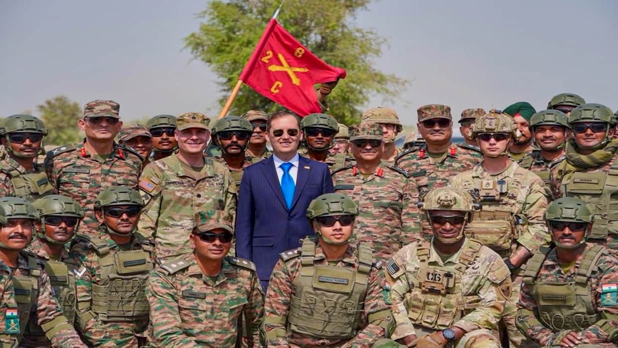 Bikaner: India-US Military Strength Showcased in Yudh Abhyas 2026, Ambassador Gor Visits Mahajan Range