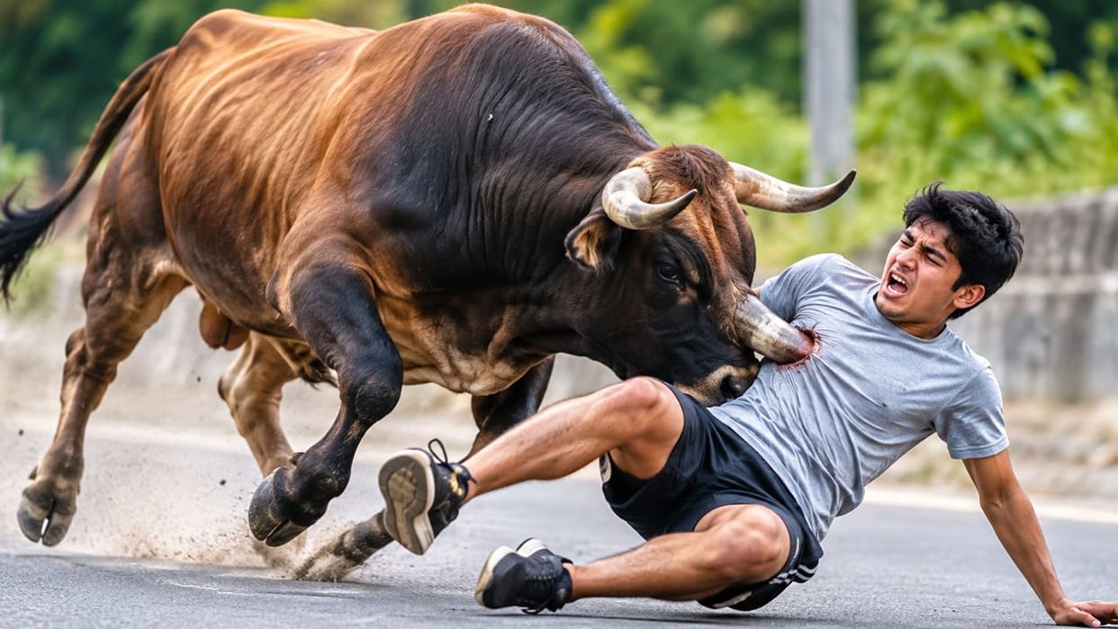 jawali kangra student bull attack chest injury pgi chandigarh surgery