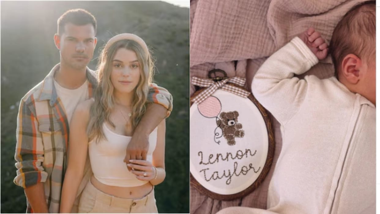 twilight fame actor Taylor Lautner and wife Taylor Tay Lautner welcomed their daughter