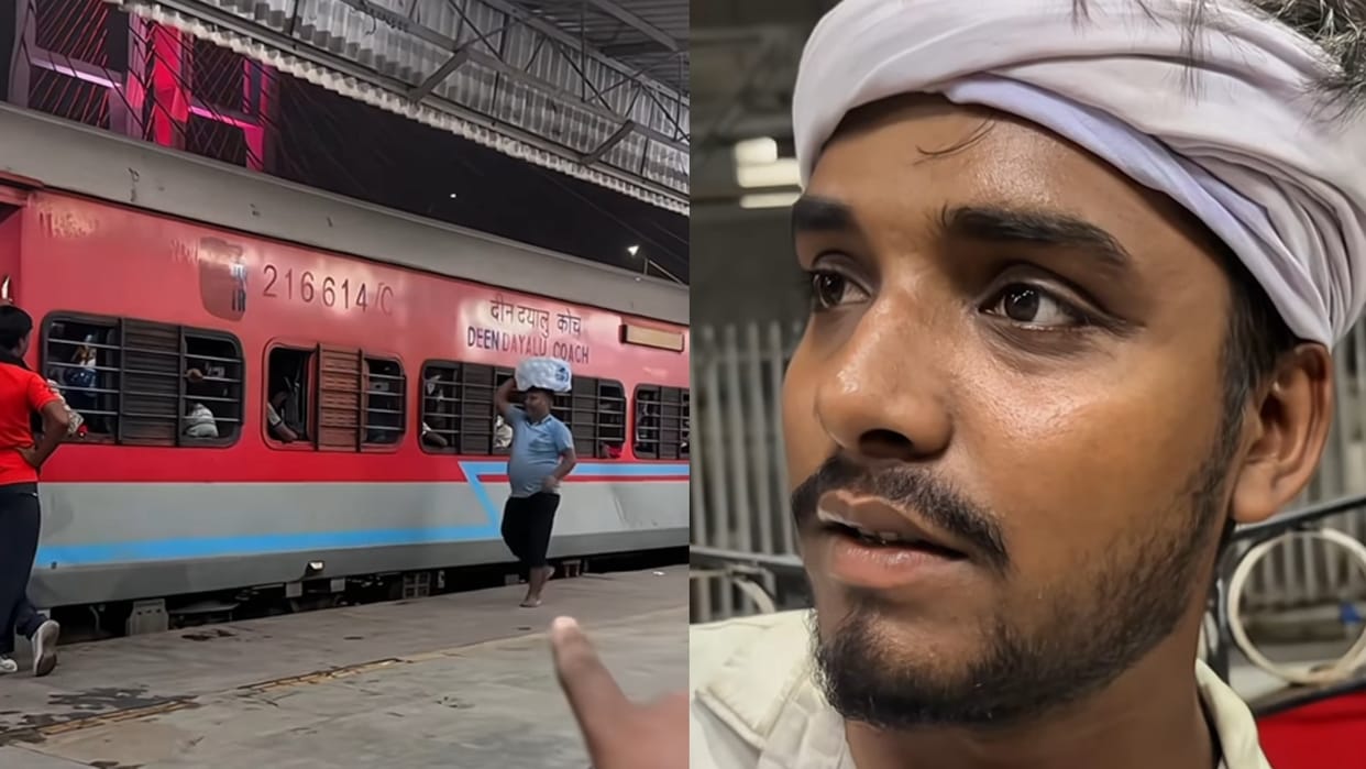 Train Heads Towards Home Yet I Cannot Board Bihari Man Anguish Says Responsibilities Hold Him Back