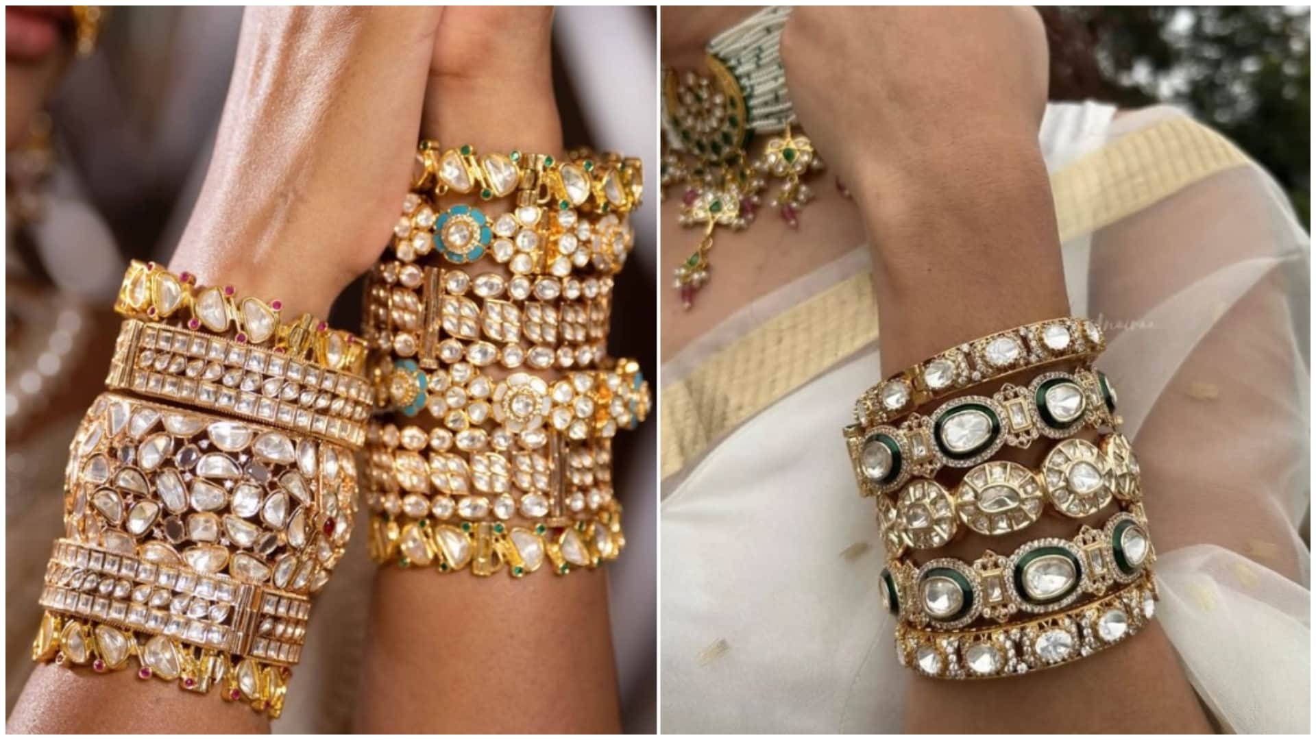 Karwa Chauth 2026: Red Chooda to Kundan Bangles Trending Styles Bangle Designs
