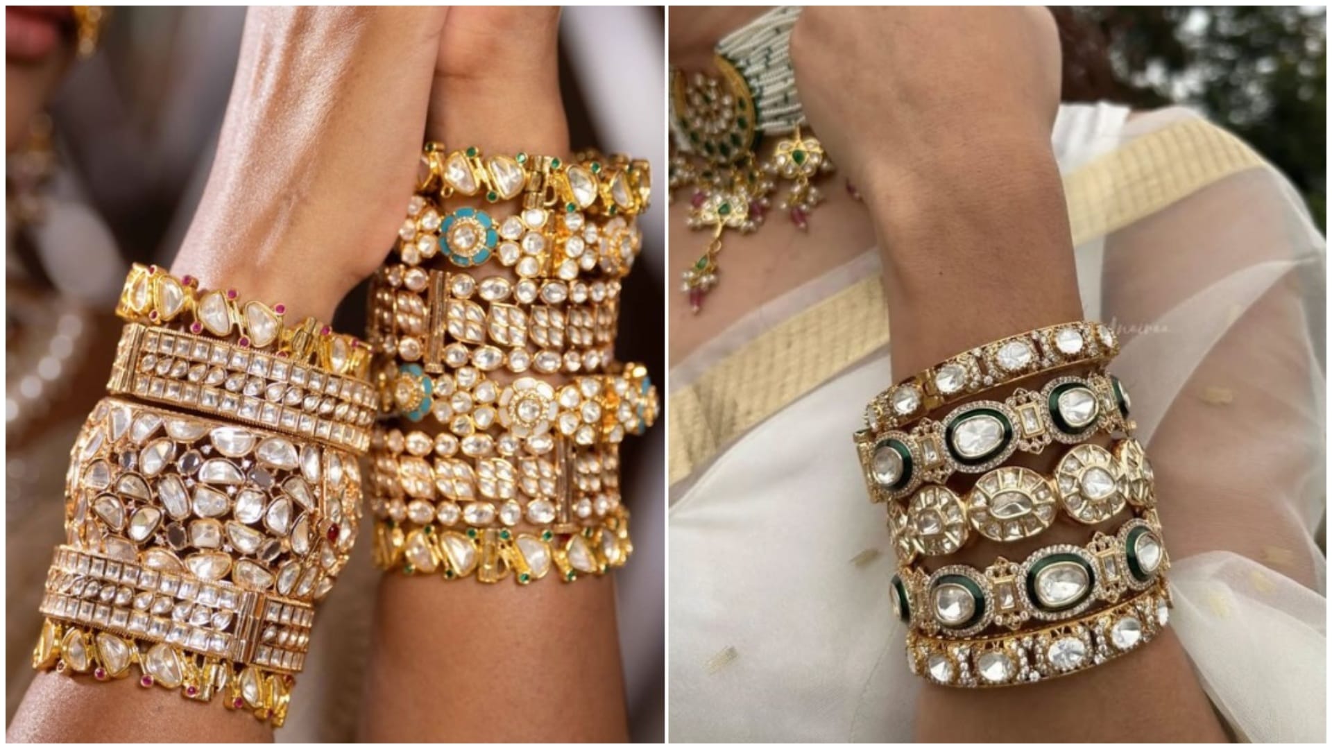Karwa Chauth 2026: Red Chooda to Kundan Bangles Trending Styles Bangle Designs
