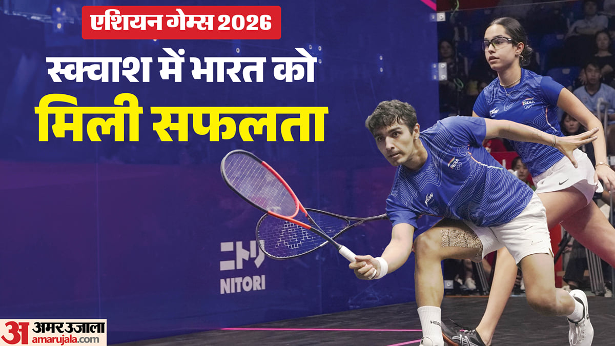 स्क्वाश: जोशना-सेंथिलकुमार की जोड़ी ने एशियाड में पक्का किया पदक, अनाहत और अभय सेमीफाइनल में पहुंचे