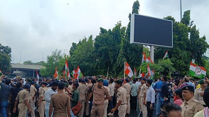 Bihar News: Congress leaders stage demonstration in Patna; protest against CEC Gyanesh Kumar: Police