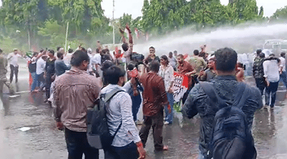 Bihar News: Congress leaders stage demonstration in Patna; protest against CEC Gyanesh Kumar: Police