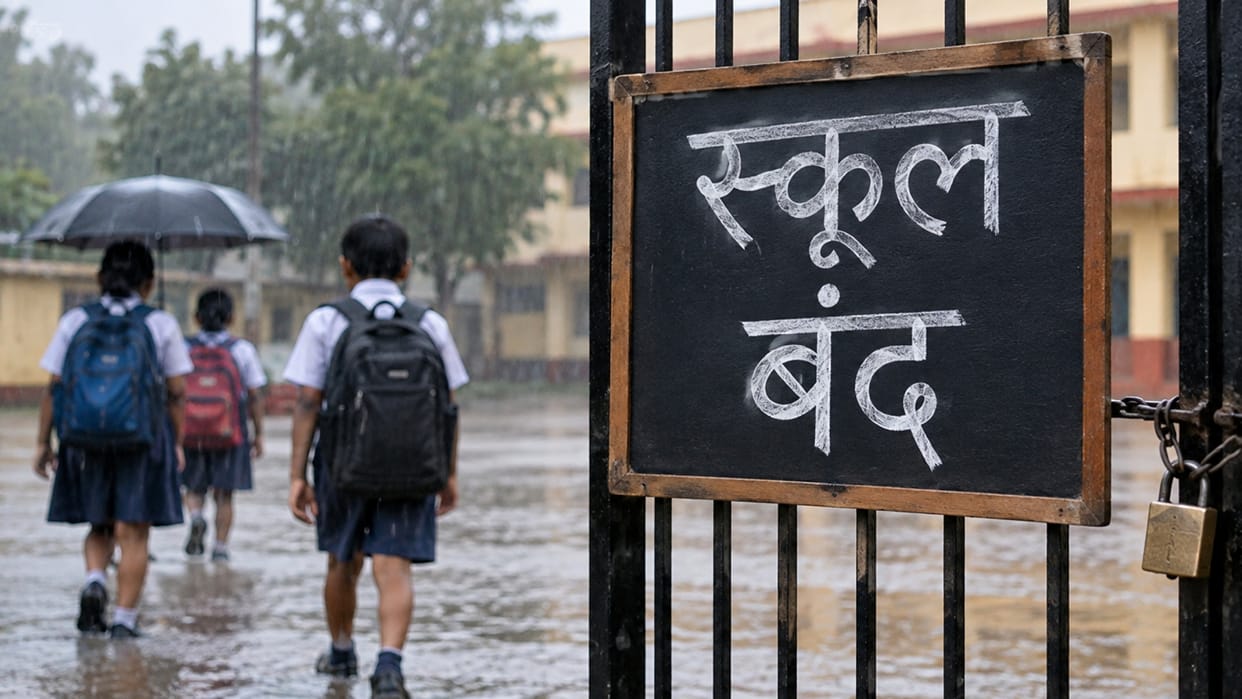 All schools up to Class 8 to remain closed on Saturday due to rain; BSA issues order.
