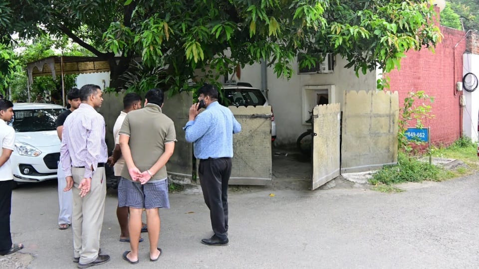 policeman murdered in Chandigarh Son shoots in head in Sector 22 mother constable