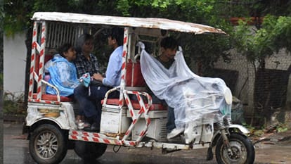 UP: Continuous rain since last night in the capital, leading to waterlogging in various areas; a sudden chill