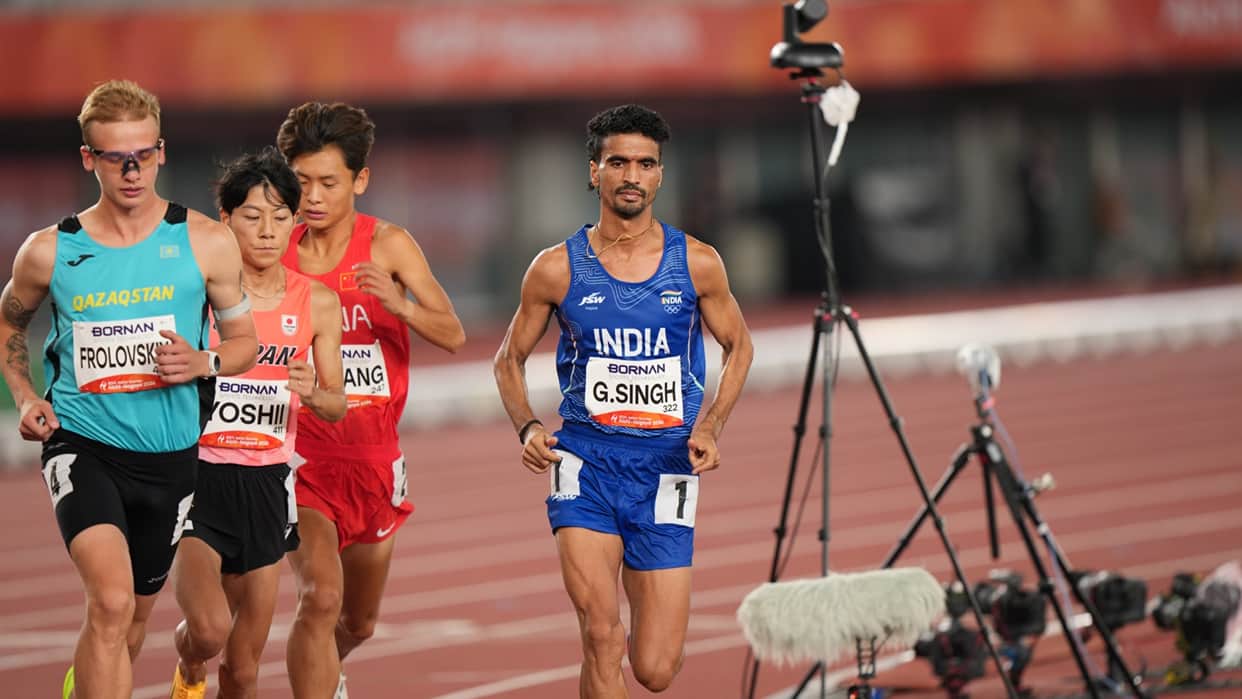 Aligarh Gulveer Singh Wins silver medal In 1500m At Asian Games