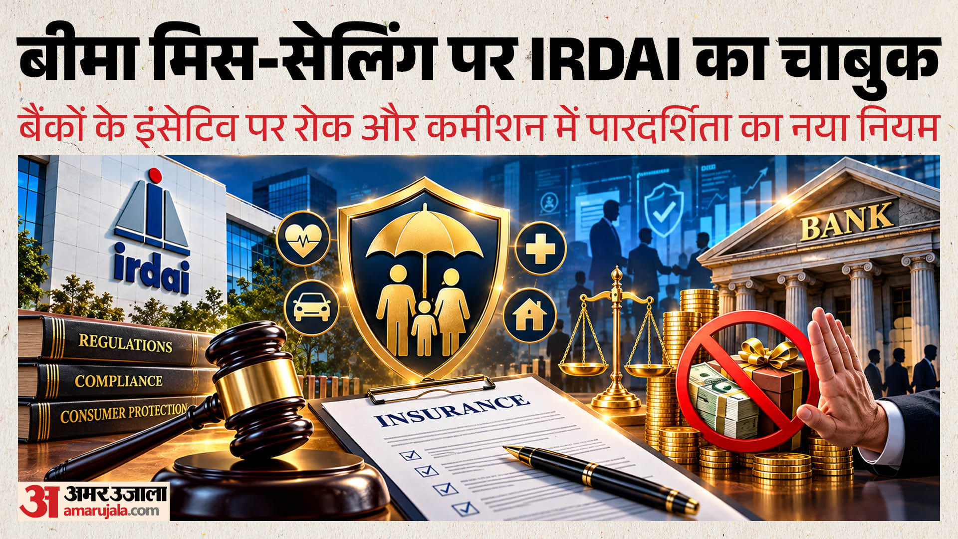 गलत दावों के साथ बीमा बेचने पर लगाम लगाने की तैयारी।