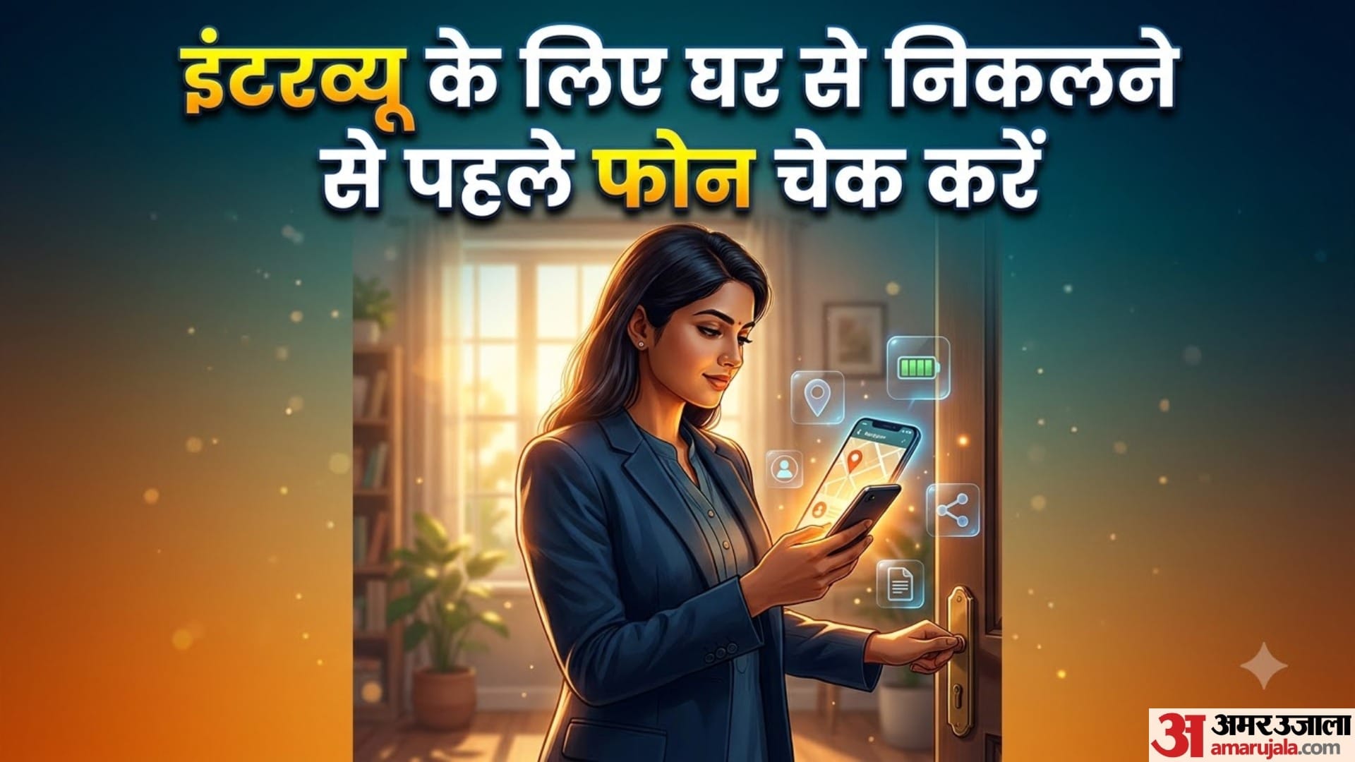 इंटरव्यू के लिए घर से निकलने से पहले फोन चेक करें