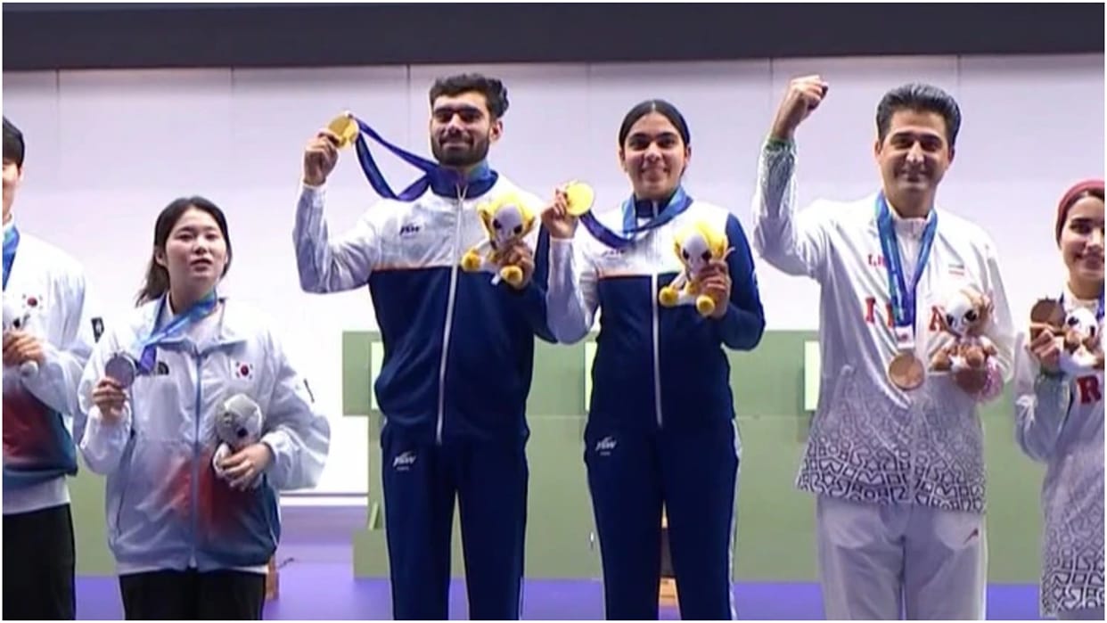 Kamaljeet Singh, Suruchi Singh Win Gold in Mixed 10m Air Pistol After Setbacks