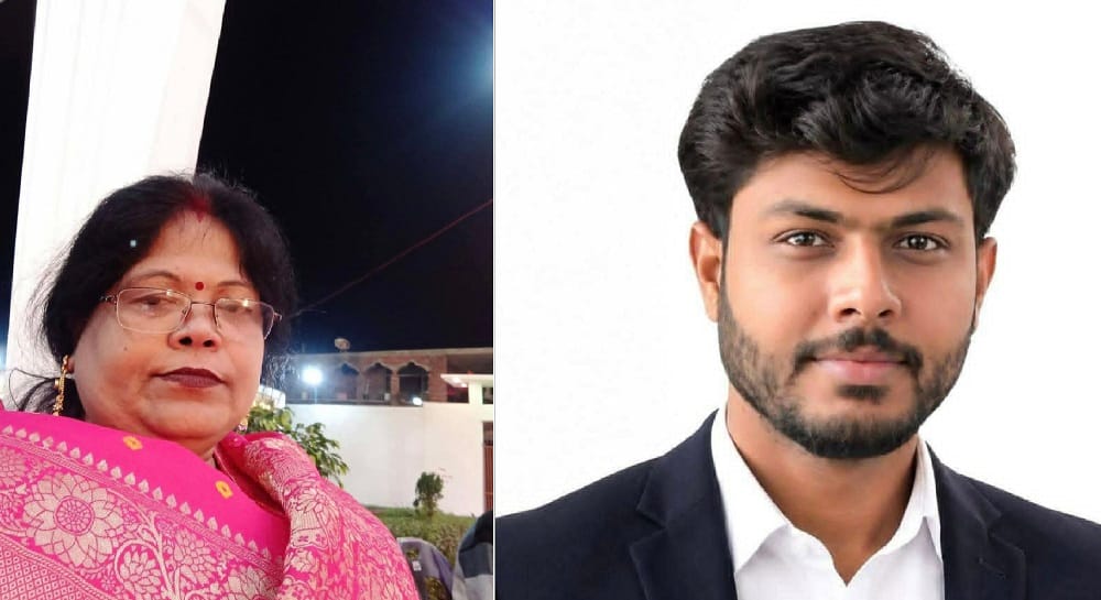 सुनीता और मयंक की फाइल फोटो