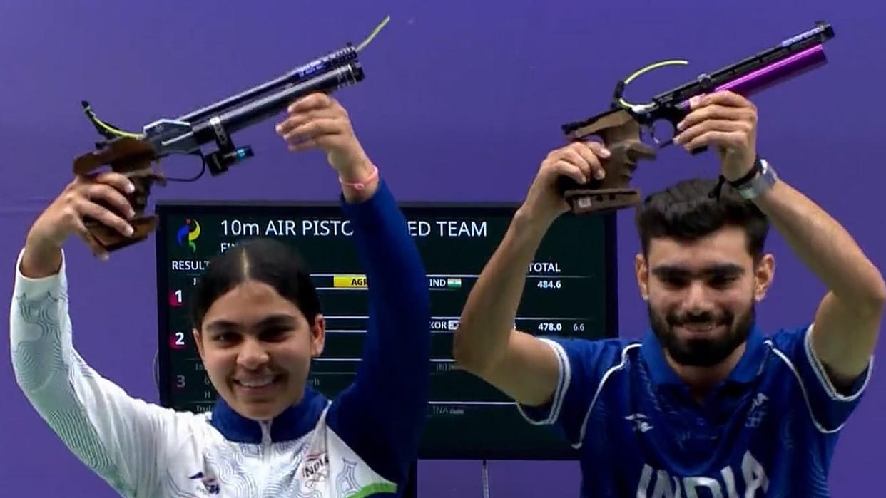 Asian Games: Suruchi and Kamaljeet win shooting gold for India; Chief Minister Saini extends congratulations.