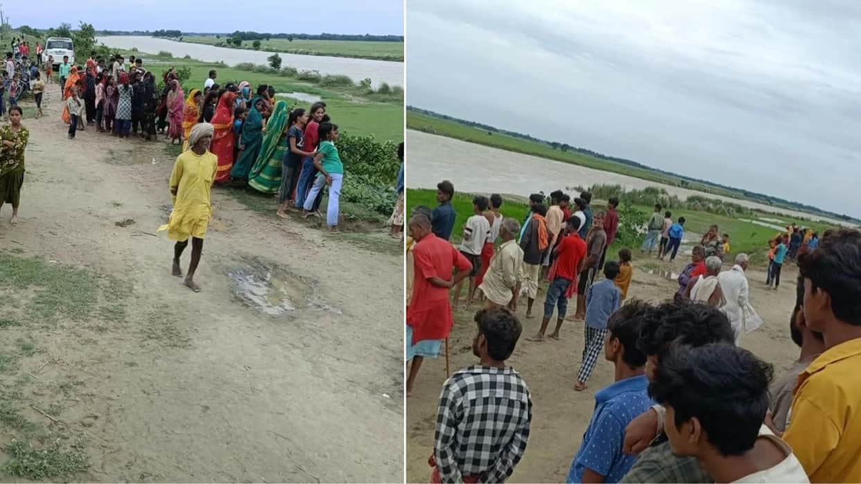 Muzaffarpur Bihar news: Boat capsizes in distributary of bagmati river minor girl missing