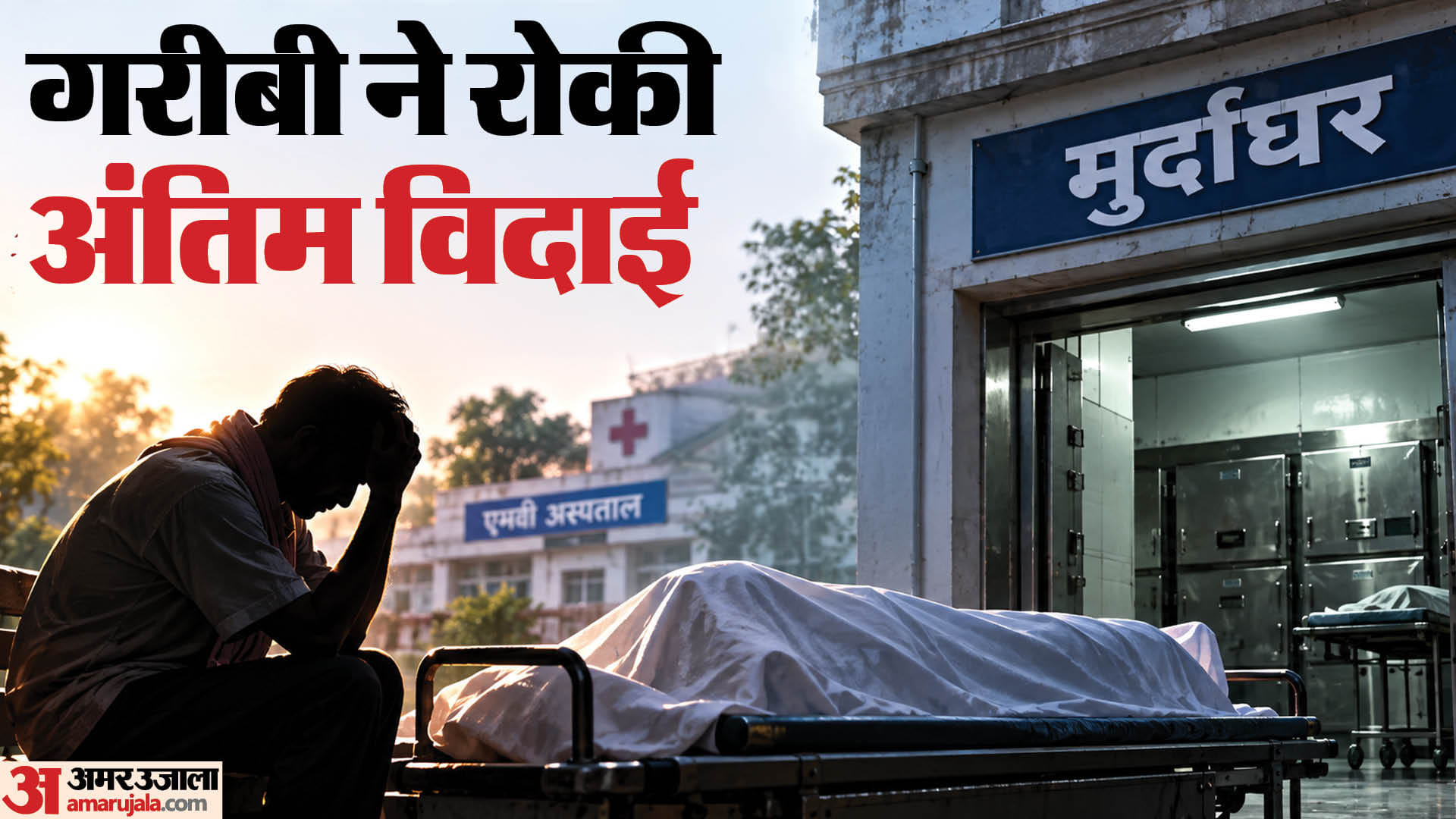गरीबी के आगे बेबस हुआ पति