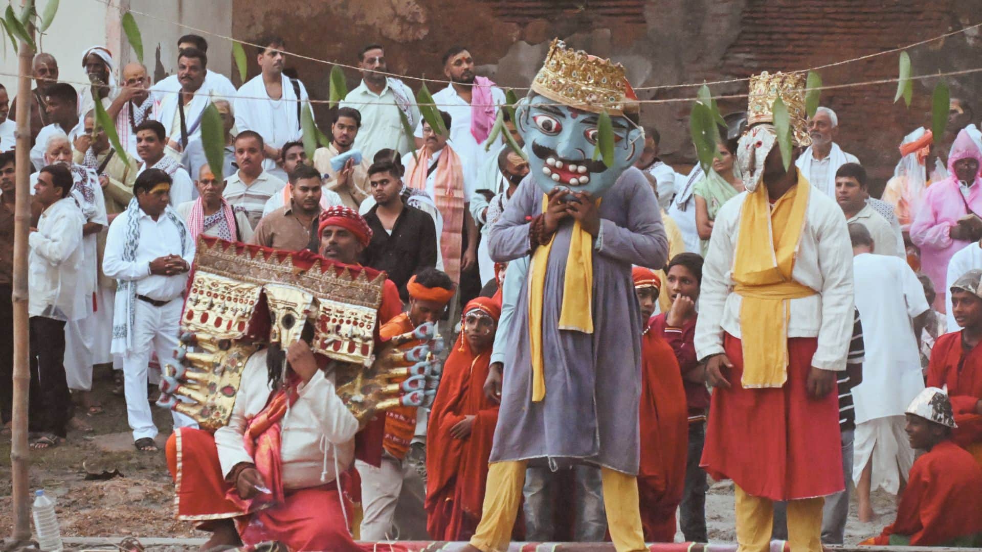 Ramnagar Ramlila earth trembled under Ravana tyranny assurance Lord incarnation resounded from Kshir Sagar