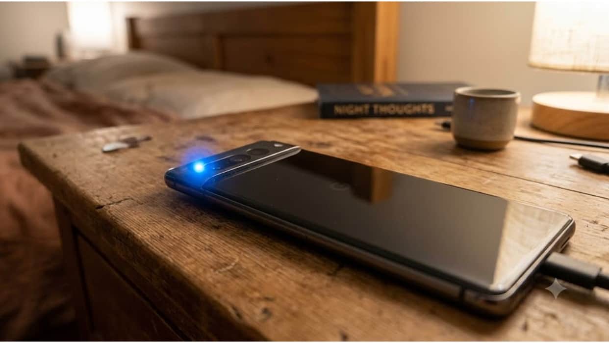 why smartphone notification led disappeared aod screen time research hindi