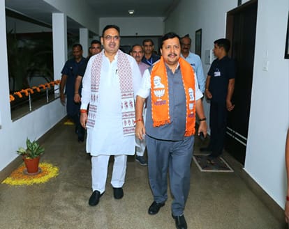 देर रात जयपुर पहुंचे बीजेपी अध्यक्ष