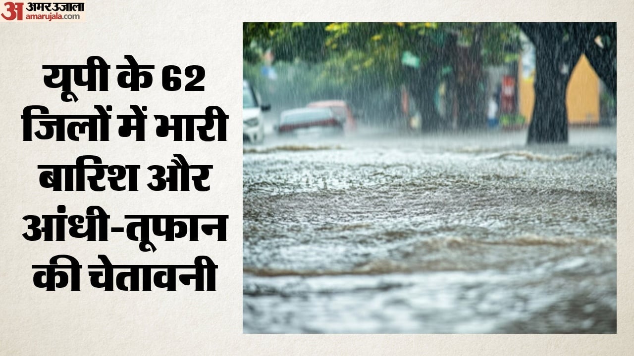 Rain, strong winds in Delhi tonight; heavy rain alert for UP; schools forced to close in 19 districts.