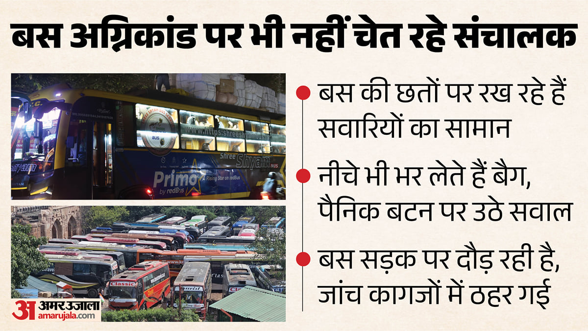 ग्राउंड रिपोर्ट: 'भाई जी! एडवांस टिकट तो बुक करवाओ, कितना भी सामान हो, बस पर लाद लेंगे'; नीचे से छत तक भरा माल