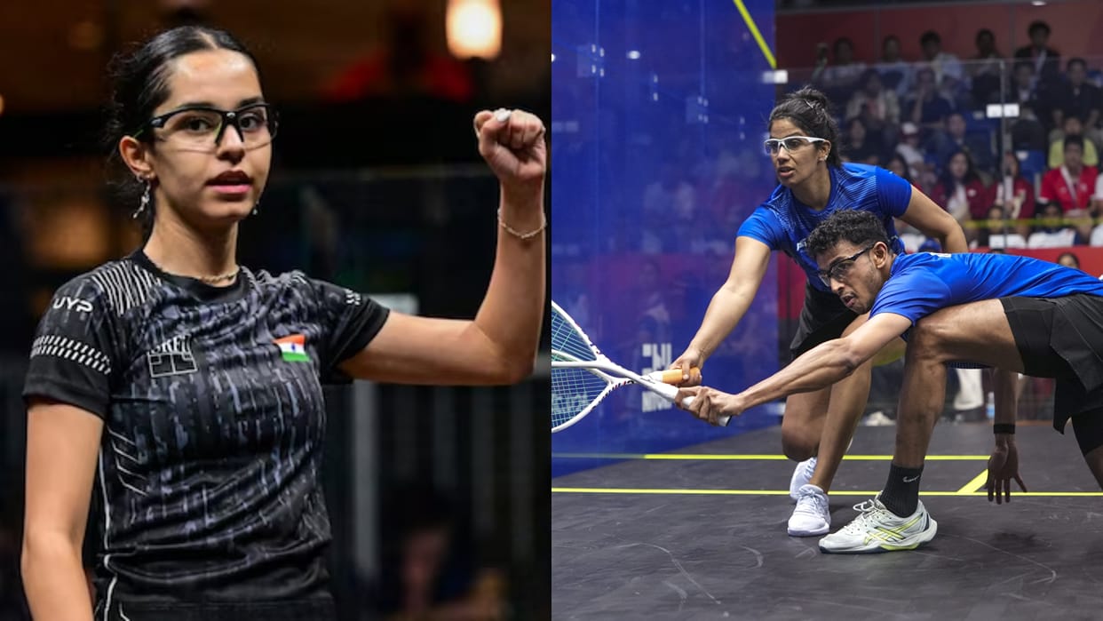 Asian Games Indian squash matches results medals Joshna Chinappa Velavan Senthilkumar Anahat Singh Abhay Singh