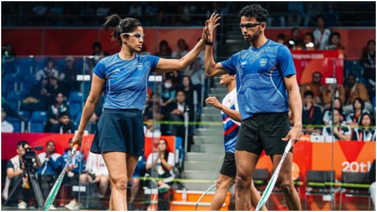 Asian Games 2026: Joshna Chinappa-Senthilkumar pair has to settle for bronze; defeated in semi-finals
